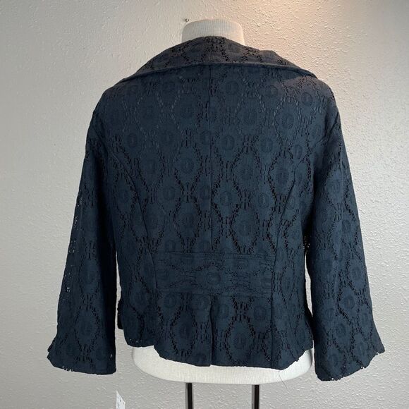 NWT Luciano Dante Black Cropped Dress Jacket L - Picture 5 of 8